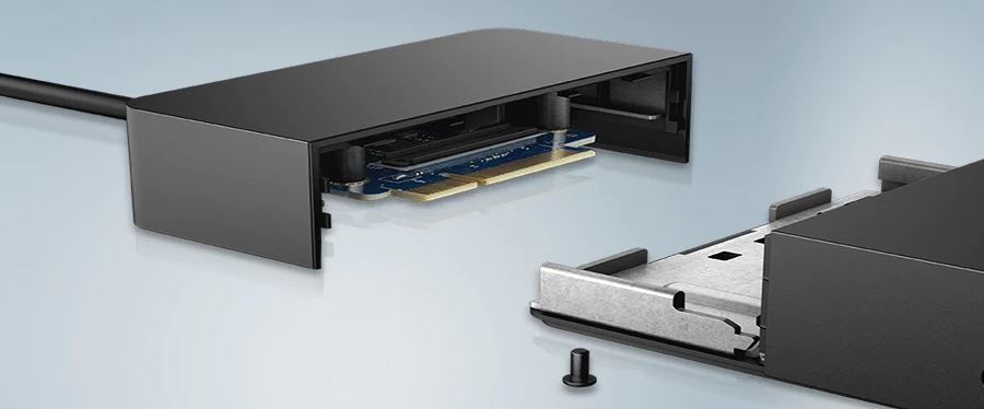 Bộ chuyển đổi, hub, Dell Docking Station WD19, USB-C, Adapter, to HDMI, VGA, Ethernet, Thunderbolt, USB, Audio