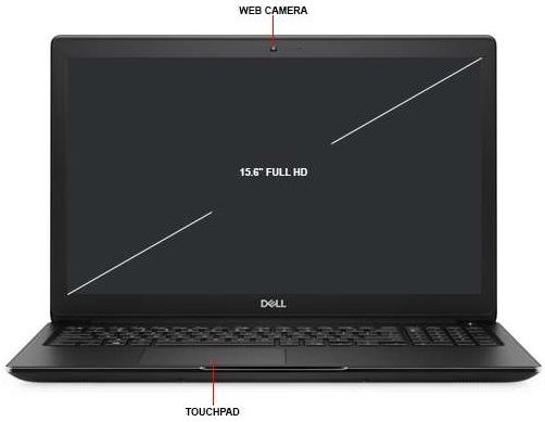 Dell, Latitude, 3500, core i5, 8265u, 8Gb ram, 256Gb ssd, 15.6 inch HD