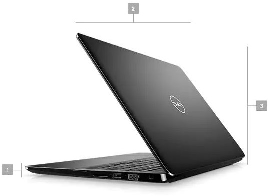 Dell, Latitude, 3500, core i5, 8265u, 8Gb ram, 256Gb ssd, 15.6 inch HD