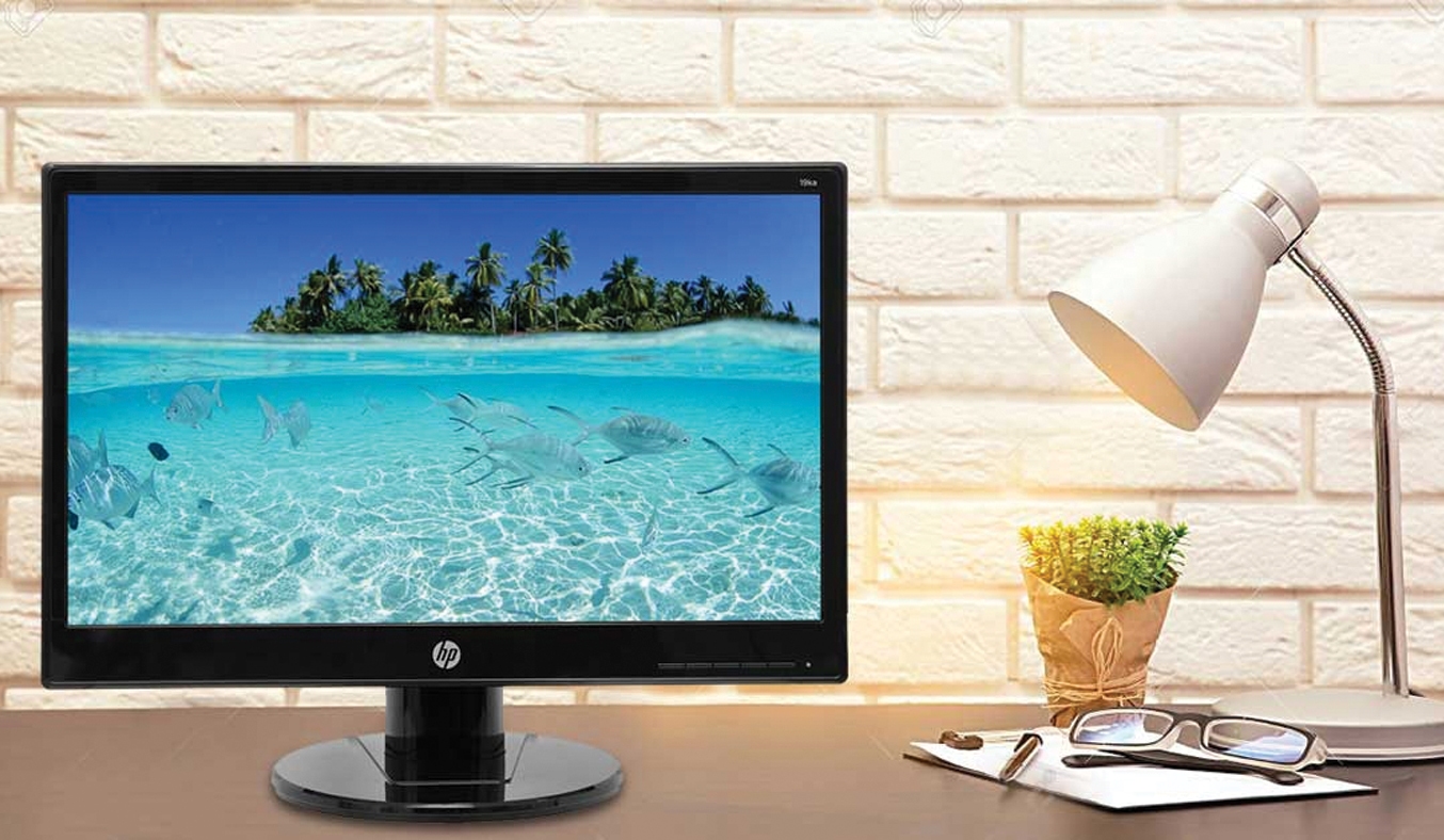Monitor, LCD hp, 19ka, 18.5 inch, wide, HD
